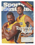 Lakers Shaquille O'Neal Signed 2001 Sports Illustrated Magazine BAS Witnessed