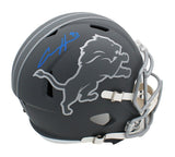 Aidan Hutchinson Signed Detroit Lions Speed Full Size Slate NFL Helmet