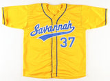 Bill Lee Signed Savannah Jersey Inscribed "60 Bananas" & "Spaceman" (Beckett)