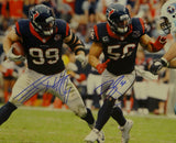 JJ Watt Brian Cushing Autographed Texans 16x20 Against Titans Photo- JSA W Auth