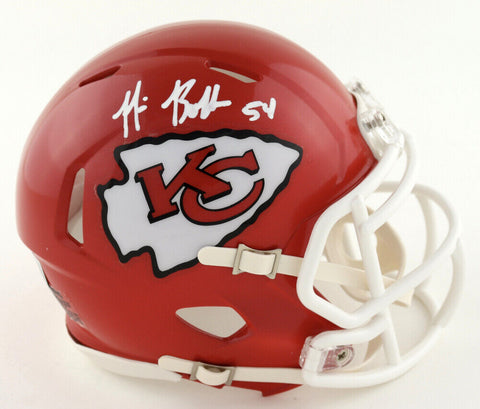 Nick Bolton Signed Kansas City Chiefs Speed Mini Helmet (Beckett) KC Linebacker