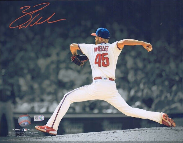 Zack Wheeler Signed 11x14 Philadelphia Phillies Photo Fanatics