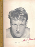 Bronco Nagurski HOF Autographed 8.5x11 B/W Photo Chicago Bears JSA 171627