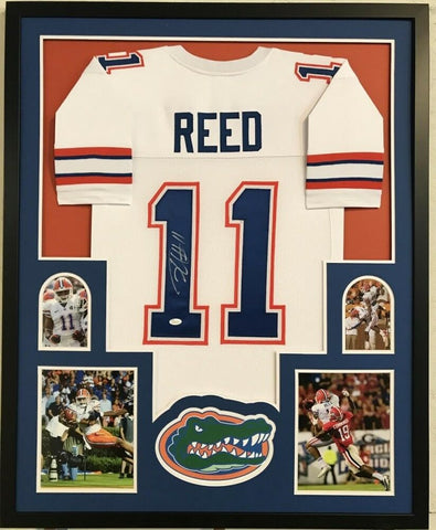 Jordan Reed Signed Florida Gators 34"x 42" Custom Framed Jersey (JSA COA)