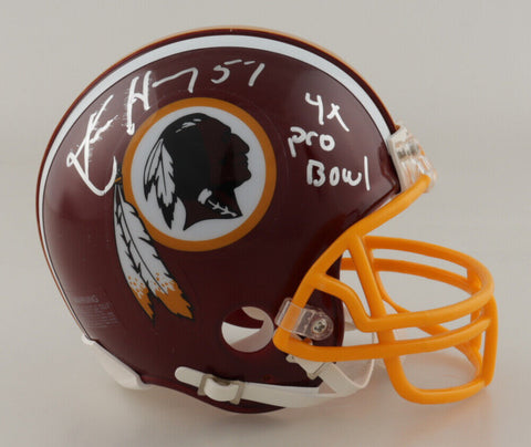 Ken Harvey Signed Redskins Mini Helmet Inscribed "4x Pro Bowl" Jersey Source COA