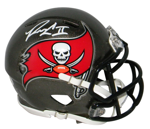 RONALD JONES II SIGNED TAMPA BAY BUCCANEERS BUCS 2020 SPEED MINI HELMET BECKETT