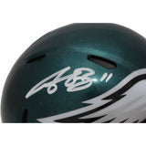 AJ Brown Signed Philadelphia Eagles Mini Helmet Beckett 40791