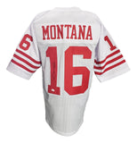 Joe Montana San Francisco Signed White Football Jersey JSA