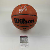 Autographed/Signed Dominique Wilkins Hawks Full Size Wilson Basketball JSA COA