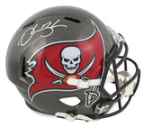 Buccaneers Derrick Brooks Signed Full Size Speed Rep Helmet W/ Case BAS Witness