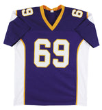 Jared Allen Authentic Signed Purple Pro Style Jersey Autographed BAS Witnessed