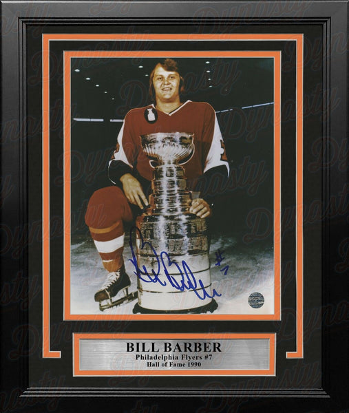 Bill Barber Stanley Cup Autographed Signed Flyers 8x10 Framed Photo JSA PSA Pass