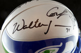 SEAHAWKS RING OF HONOR AUTOGRAPHED MINI HELMET 5 SIGS CORTEZ KENNEDY 124681