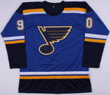 Nikita Soshnikov Signed Blues Jersey (Beckett COA) Playing career 2013-present