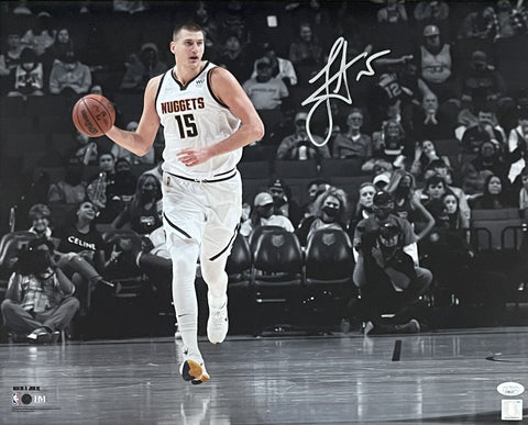 Nikola Jokic Autographed/Signed Denver Nuggets 16x20 Photo JSA 46328