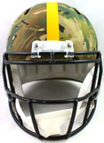 Jerome Bettis Autographed Steelers Camo Speed F/S Helmet- Beckett W *Yellow