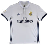 Real Madrid Karim Benzema Authentic Signed White Adidas Jersey Autographed BAS