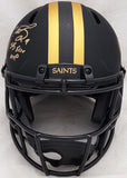 DREW BREES AUTOGRAPHED SAINTS ECLIPSE FULL SIZE AUTH HELMET SB MVP BECKETT