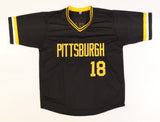 Omar Moreno Signed Pittsburgh Pirates Jersey (Beckett) 1979 World Series Champ