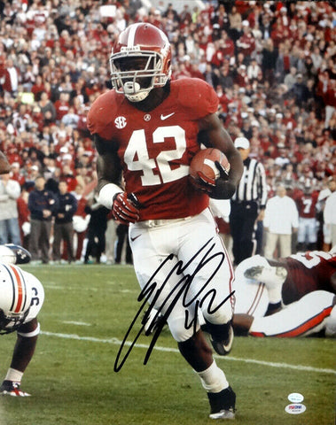 EDDIE LACY AUTOGRAPHED 16X20 PHOTO ALABAMA CRIMSON TIDE PSA/DNA STOCK #77727