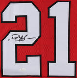 Deion Sanders Signed Atlanta Falcons Jersey (JSA COA) 8xPro Bowl Defensve Back