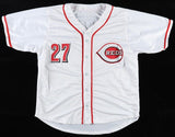 Jake Fraley Signed Cincinnati Reds Jersey (Play Ball Ink) 2023 Rookie O.F.