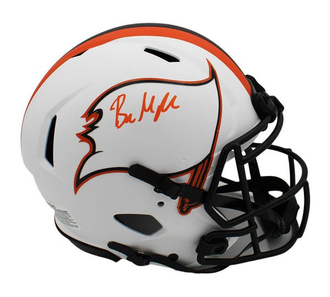 Baker Mayfield Signed Tampa Bay Buccaneers Speed Auth Lunar Custom Decal Helmet