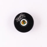 Jonathan Toews Signed Blackhawks Logo Puck (Frameworth) 3xStanley Cup Champion