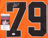 Carter Hart Signed Philadelphia Flyers Jersey (JSA COA) 2016 Draft Pick / Goalie