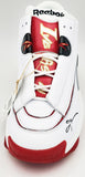 ALLEN IVERSON AUTOGRAPHED WHITE REEBOK THE ANSWER SHOE 76ERS 10.5 BECKETT 233341