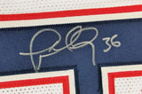 Lawyer Milloy Signed Patriots White Jersey (JSA) 4 Time Pro Bowl Strong Safety