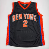 Autographed/Signed Duece Miles McBride New York Black Basketball Jersey JSA COA