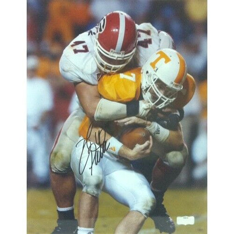 David Pollack Autographed/Signed Georgia Bulldogs NCAA 11x14 Photo "Tennessee"