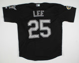 Derrek Lee Signed Florida Marlns Jersey Inscribed "2003 W.S. Champs" (JSA Holo)