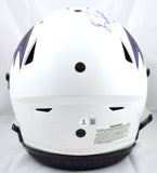 Derrick Henry Autographed Ravens F/S Lunar Speed Flex Helmet- Beckett W Hologram