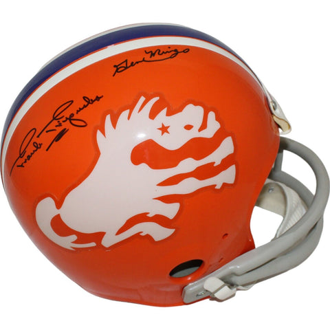 Frank Tripuka & Gene Mingo Signed F/S VSR4 62-65 2-Bar RK Helmet BAS 44290