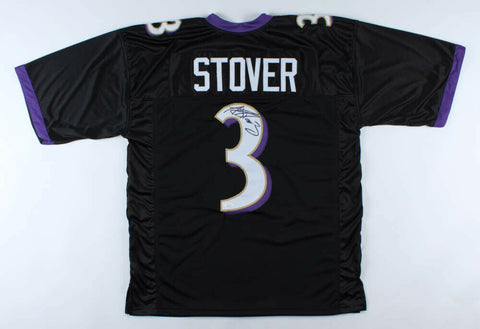 Matt Stover Signed Baltimore Ravens Jersey (JSA COA) 2xSuper Bowl Champ / Kicker