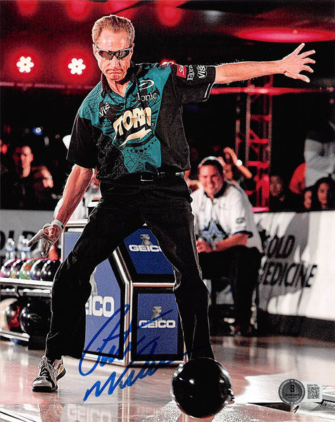 Pete Weber Bowling Authentic Signed 8x10 Photo Autographed BAS #BM01794