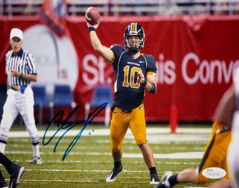 Chase Daniel Autographed 8x10 Missouri Tigers Passing Photo- JSA W Authenticated