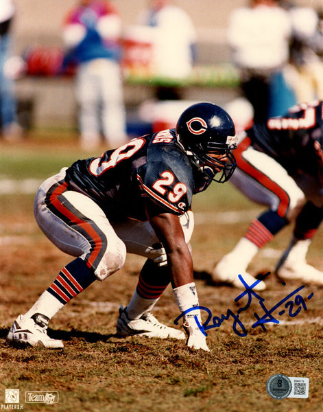 Raymont Harris Autographed/Signed Chicago Bears 8x10 Photo BAS 45628