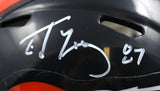 Ed McCaffrey Autographed Denver Broncos Speed Mini Helmet-Beckett W Holo *White