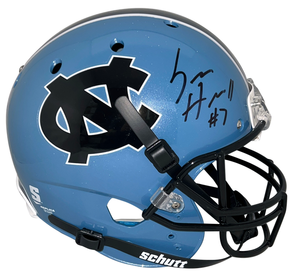 SAM HOWELL AUTOGRAPHED NORTH CAROLINA TAR HEELS FULL SIZE HELMET BECKETT