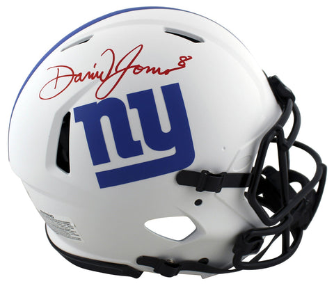 Giants Daniel Jones Signed Lunar Full Size Speed Proline Helmet BAS Witnessed