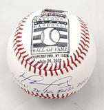 David Ortiz Signed Red Sox MLB Baseball W/ Salon De Le Fama 2022 Postmark BAS