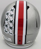 TREVEYON HENDERSON AUTOGRAPHED OHIO STATE SILVER FULL SIZE HELMET BECKETT 202073