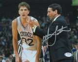 Christian Laettner Duke Signed/Auto with Coach K 8x10 Photo PSA/DNA 167266