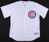 Addison Russell Signed Chicago Cubs Pinstriped MLB Majestic Jersey (PSA COA)