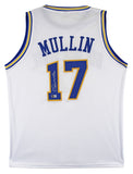 Chris Mullin Authentic Signed White Pro Style Jersey Autographed BAS Witnessed