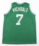 Nate "Tiny" Archibald Signed Boston Celtic Jersey Inscribed "HOF 91" (JSA COA)