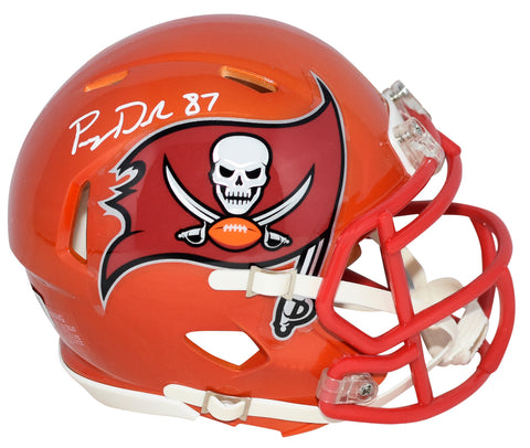 PAYNE DURHAM SIGNED TAMPA BAY BUCCANEERS FLASH SPEED MINI HELMET BECKETT